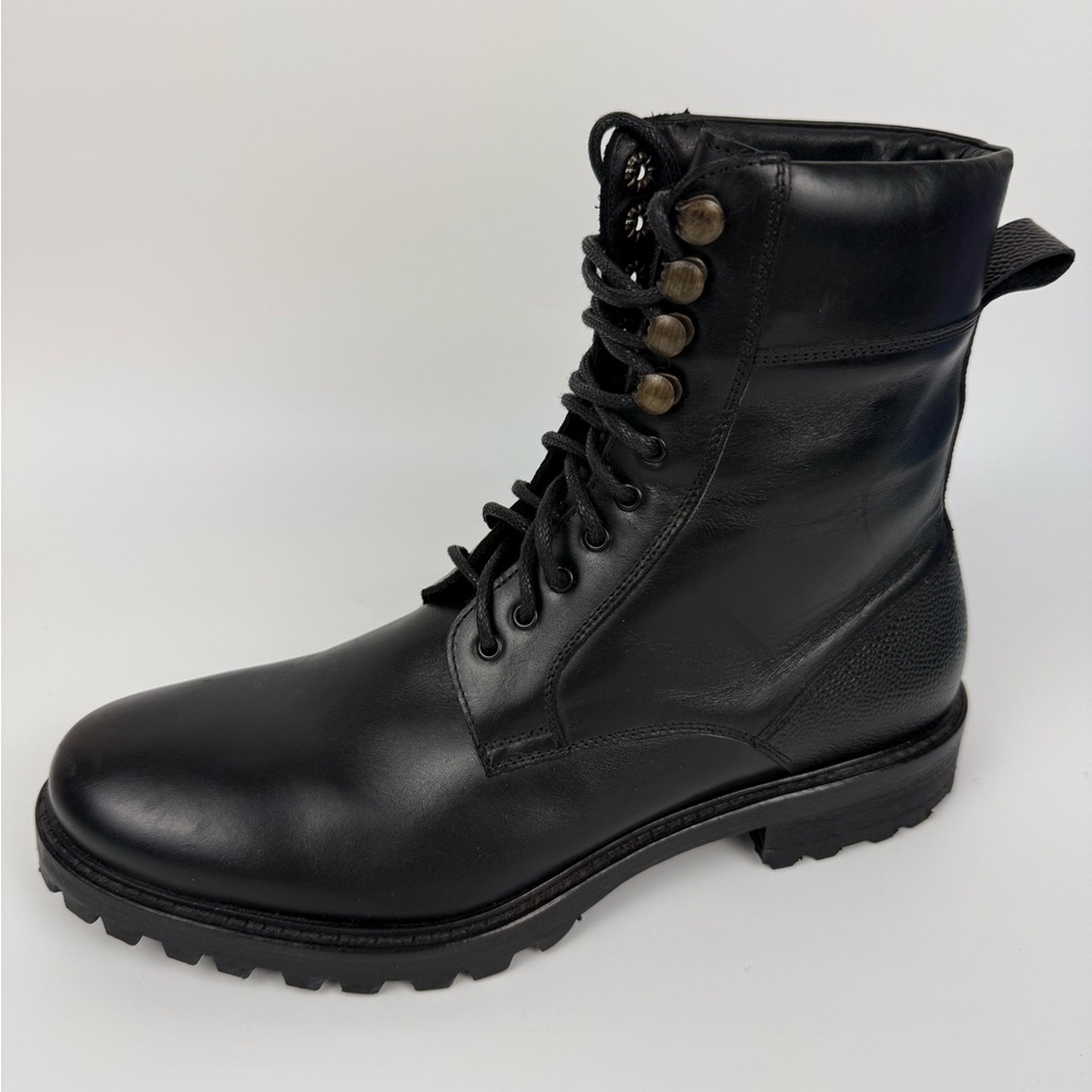 Men’s AF Ankari Floruss Combat Boots Black Size 7 Grunge Punk Biker Hipster Lug - Picture 8 of 14